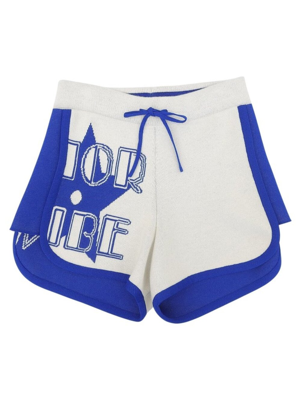 Dior Cashmere Mixed Star Bicolor Shorts 34
